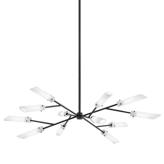 High Line Chandelier with DARK BRONZE Finish