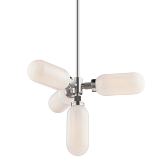 Annex Chandelier with ANODIZED ALUMINUM Finish