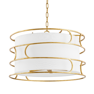 Reedley Chandelier VINTAGE GOLD LEAF