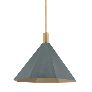 HUNTLEY Pendant with PATINA BRASS Finish