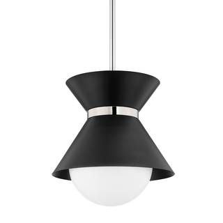 Scout Pendant with SOFT BLACK/POLISHED NICKEL Finish