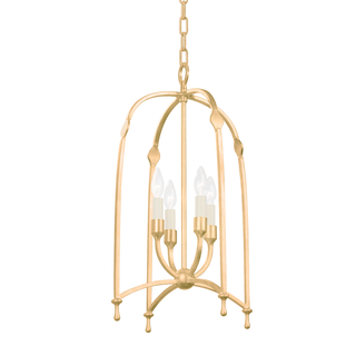 RHETT Lantern with VINTAGE GOLD LEAF Finish
