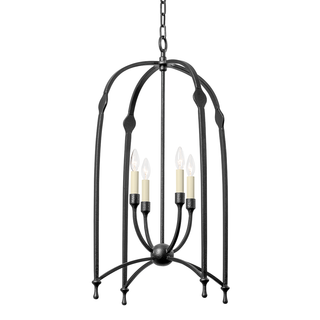 RHETT Lantern with BLACK IRON Finish