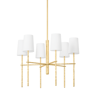 RIVER Chandelier VINTAGE GOLD LEAF