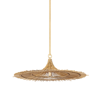 COSTA MESA Pendant VINTAGE GOLD LEAF