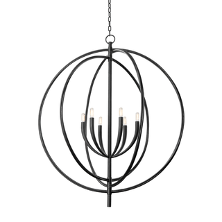 FILLEA Chandelier BLACK IRON