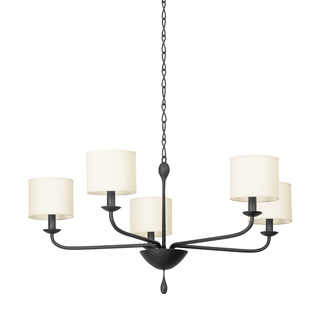 OSMOND Chandelier BLACK IRON