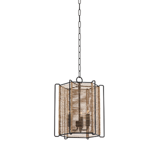 RAMON Lantern with TEXTURED BLACK Finish