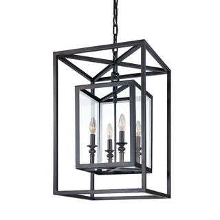 Morgan Lantern with Matte Black Finish
