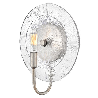 Rene Medium Single Light Sconce in Glacial