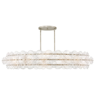 Rene Extra Large Drum Chandelier in Glacial