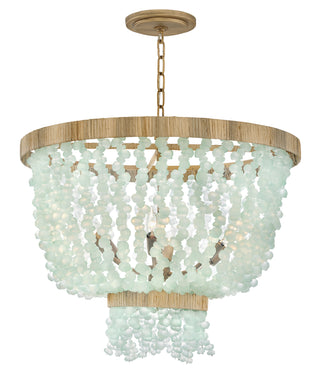 Dune Medium Single Tier Chandelier in Burnished Gold