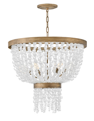 Dune Medium Single Tier Chandelier in Burnished Gold