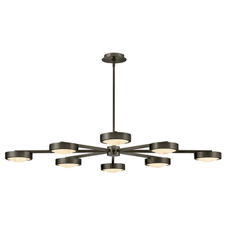 Cava Large Convertible Semi-Flush Mount in Black Oxide