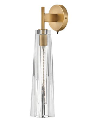 Cosette Large Single Light Sconce in Heritage Brass