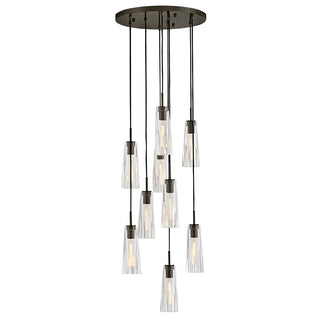 Cosette Large Adjustable Pendant in Black Oxide