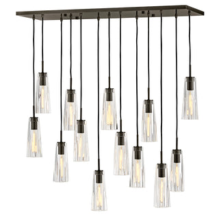 Cosette Medium Thirteen Light Linear in Black Oxide