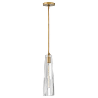 Cosette Large Adjustable Pendant in Heritage Brass