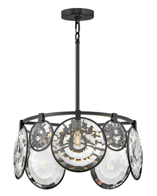 Nala Small Convertible Chandelier in Black