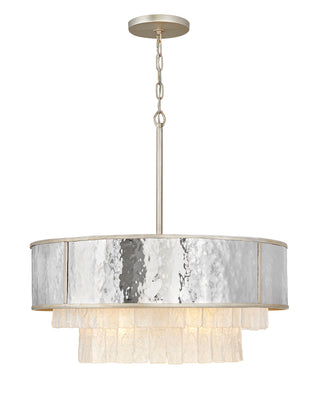 Reverie Medium Drum Chandelier in Champagne Gold