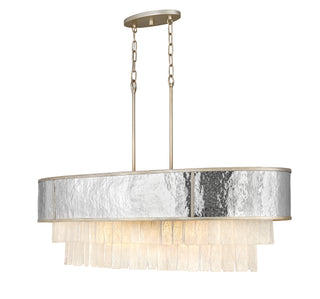 Reverie Medium Ten Light Linear in Champagne Gold