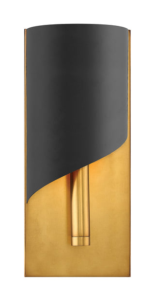 Gigi Medium Single Light Sconce in Heritage Brass