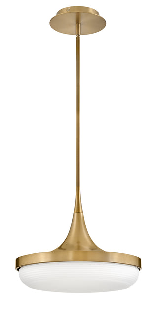 Elsa Medium LED Convertible Pendant in Lacquered Brass