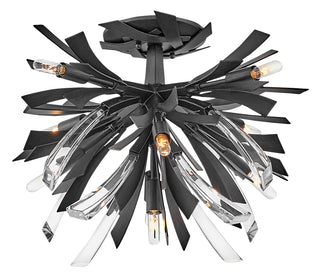 Vida Large Semi-Flush Mount in Brushed Graphite