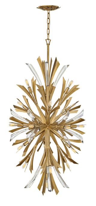 Vida Medium Orb Chandelier in Burnished Gold