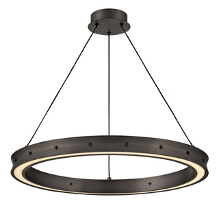 Althea Medium Chandelier in Satin Black