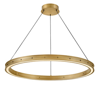 Althea Large Chandelier in Lacquered Brass