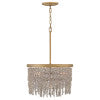Rubina Medium Convertible Semi-Flush Mount in Burnished Gold