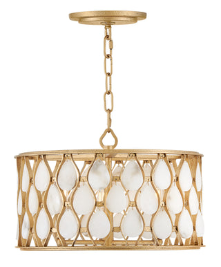 Estie Medium Convertible Semi-Flush Mount in Piastra Gold