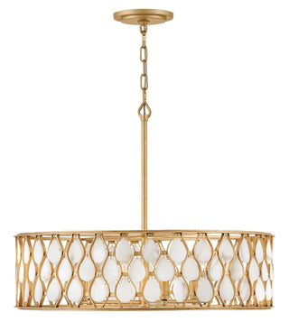 Estie Medium Chandelier in Piastra Gold
