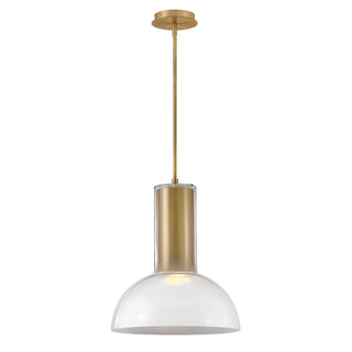 Ombra Large Pendant in Lacquered Brass