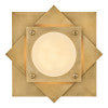 Claude Small LED Flush Mount in Heritage Brass