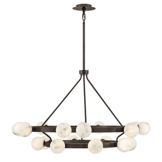 Selene Large Multi Tier Chandelier in Black Oxide