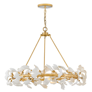 Audra Large Ring Chandelier in Deluxe Gold