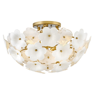 Marianne Medium Semi-Flush Mount in Deluxe Gold