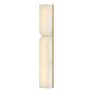 Alune Large LED Sconce in Lacquered Brass