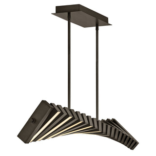 Stitch Medium Adjustable LED Linear in Painted Black Oxide