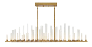 Trinity Medium LED Linear in Heritage Brass