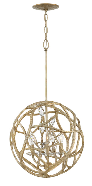 Eve Large Orb Pendant in Champagne Gold