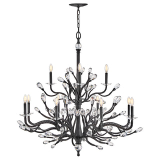 Eve Large Two Tier in Brushed Graphite