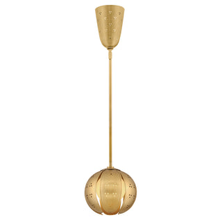 Anthos Small Pendant in Unlacquered Brass