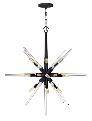 Ariel Large Orb Chandelier in Black