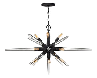 Ariel Medium Twelve Light Linear in Black