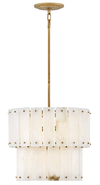 Simone Medium Convertible Semi-Flush Mount in Burnished Gold