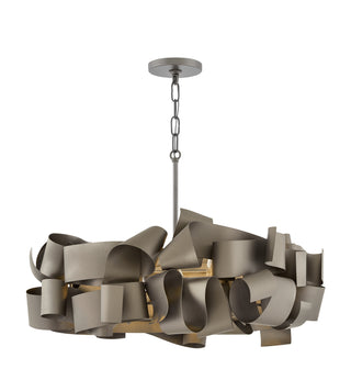 Delfina Medium Single Tier Chandelier in Metallic Matte Bronze