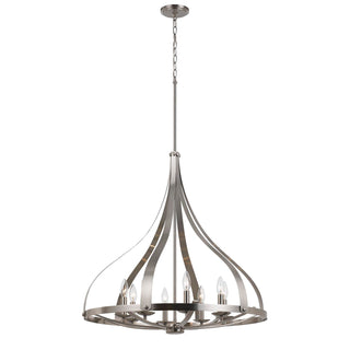 60W X 8 Meridian Metal Chandelier